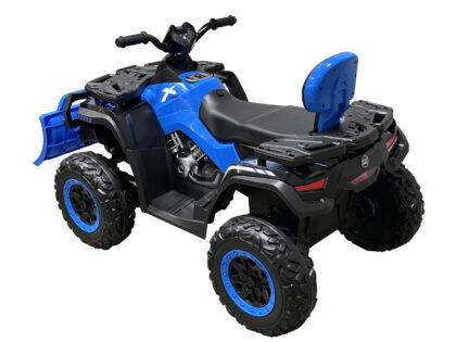 Vaikiškas elektrinis keturratis, mėlynas