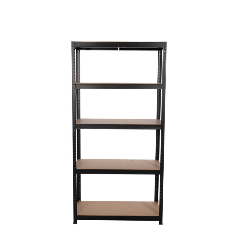 Metāla plaukts – stelāža, 180x90x40 cm, 175kg, melns