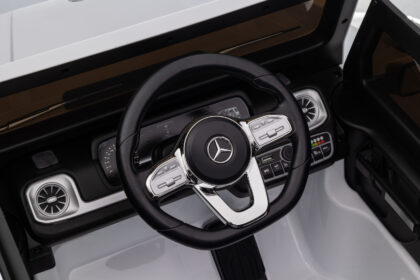 Bērnu elektromobilis “Mercedes G500”, balts - Image 8
