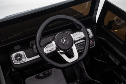 Bērnu elektromobilis "Mercedes G500", melns - Image 6