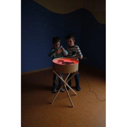 Sensorais gaismas galds, apaļš - Image 3